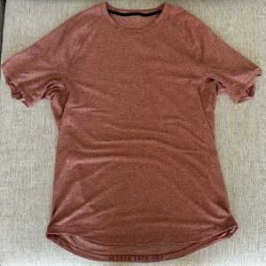 lululemon athletica Men's Short Sleeve Tee in Heathered Rust